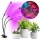 LED pritemdoma lanksti stalinė lempa su segtuku augalams auginti VITARO 3xLED/10W/230V juoda