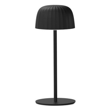 LED Pritemdoma lauko įkraunama stalinė lempa VIVIEN LED/3W/5V 2700K 1600 mAh IP54 juoda