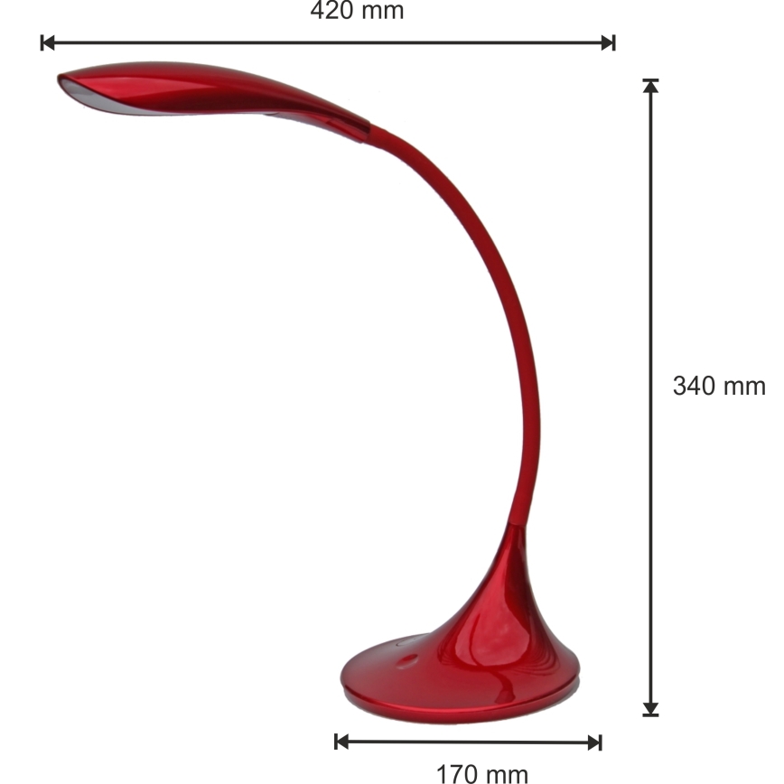 LED Pritemdoma lempa VELA 1xLED/6.5W/230V
