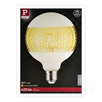 LED Pritemdoma lemputė CLASSIC G125 E27/4,5W/230V 2500K - Paulmann 28770