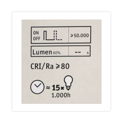 LED Pritemdoma lemputė CLASSIC G125 E27/4,5W/230V 2600K - Paulmann 28742