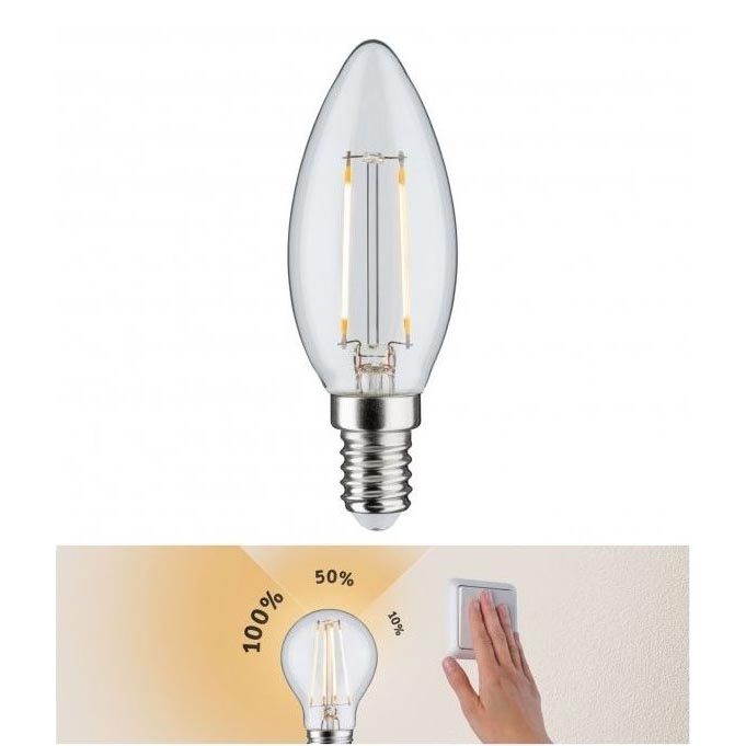 LED Pritemdoma lemputė E14/2,5W/230V 2700K - Paulmann 28572