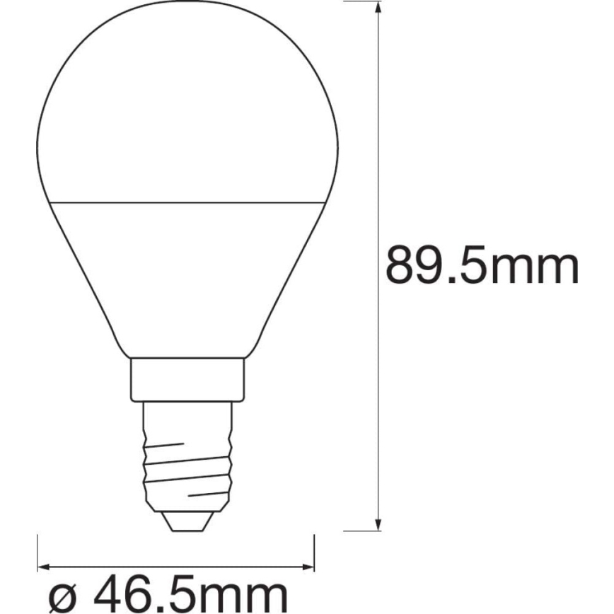 LED Pritemdoma lemputė SMART + E14 / 5W / 230V 2700K-6500K - Ledvance