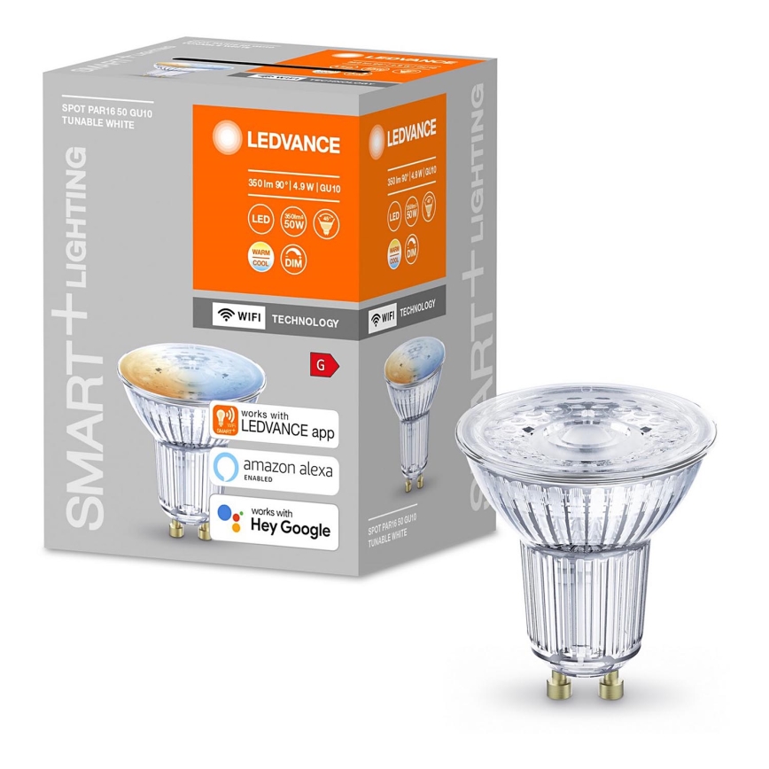 LED Pritemdoma lemputė SMART + GU10 / 5W / 230V 2700K-6500K - Ledvance