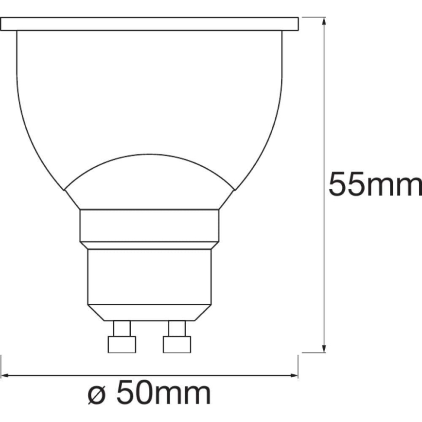LED Pritemdoma lemputė SMART + GU10 / 5W / 230V 2700K-6500K - Ledvance