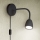 LED Pritemdoma maža sieninė lempa LED/4W/230V juoda