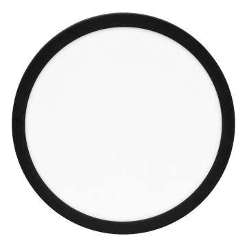 LED pritemdoma panelė LEXA LED/12/18/24W/230V 3000/4000/6000K diametras 30 cm juoda