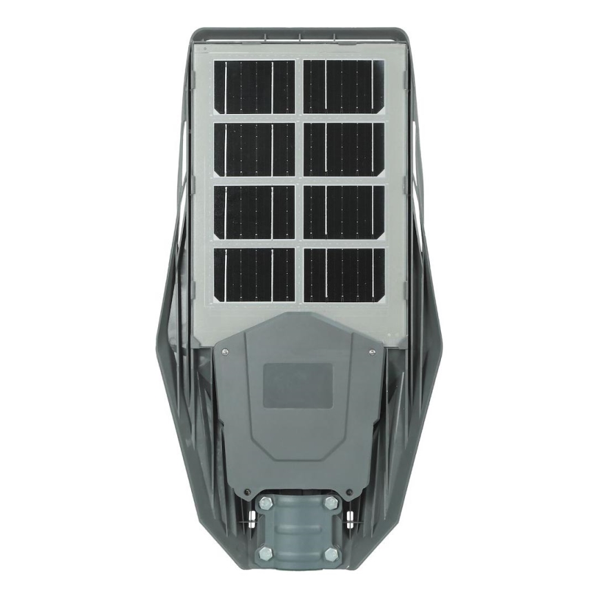 LED Pritemdoma saulės energijos gatvės lempa su jutikliu KERS LED/300W/3,2V 6500K 8000 mAh IP65 pilka + nuotolinio valdymo pultas