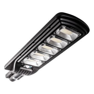 LED Pritemdoma saulės energijos gatvės lempa su jutikliu LED/300W/6V 6500K IP65 juoda + nuotolinio valdymo pultas