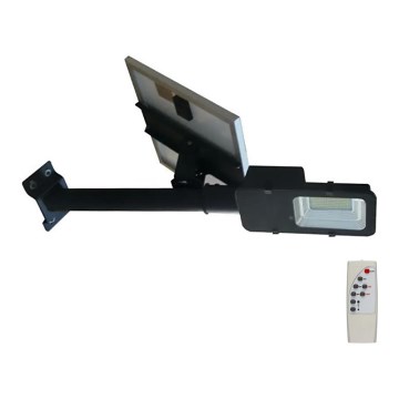 LED Pritemdoma saulės gatvės lempa LED/50W/6,4V 6000K IP65 50000 mAh + nuotolinio valdymo pultas