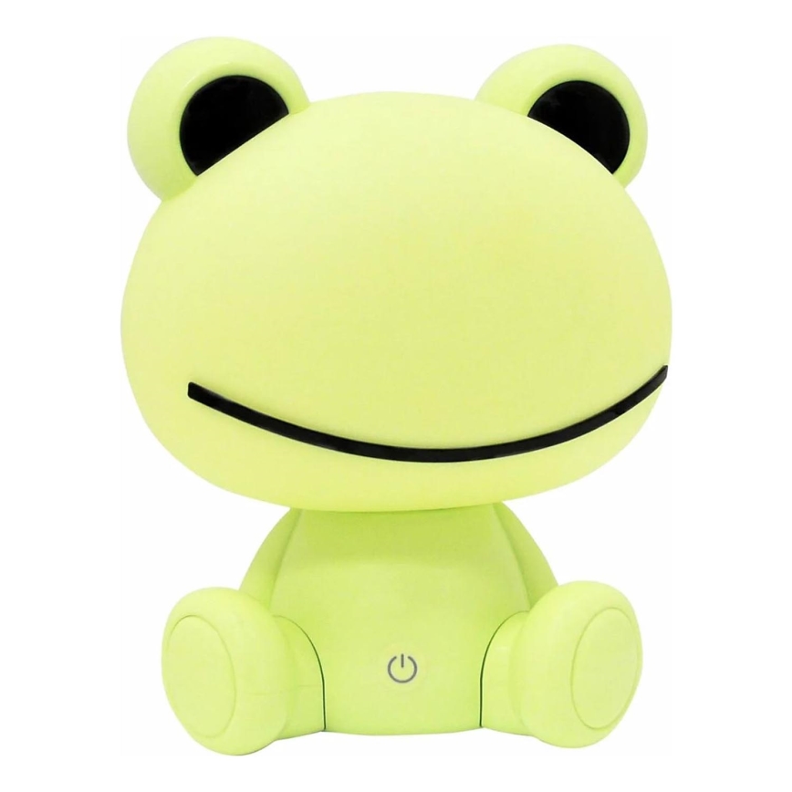 LED pritemdoma vaikiška jutiklinė lempa FROG LED/2,5W/3,7V 1200 mAh