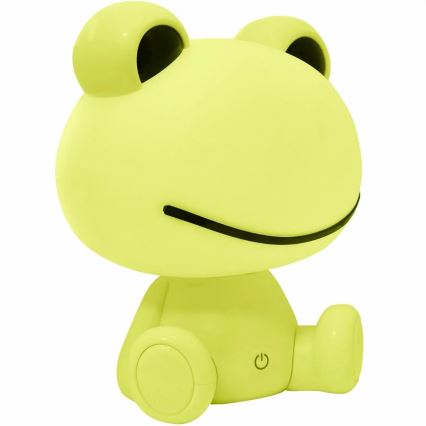 LED pritemdoma vaikiška jutiklinė lempa FROG LED/2,5W/3,7V 1200 mAh