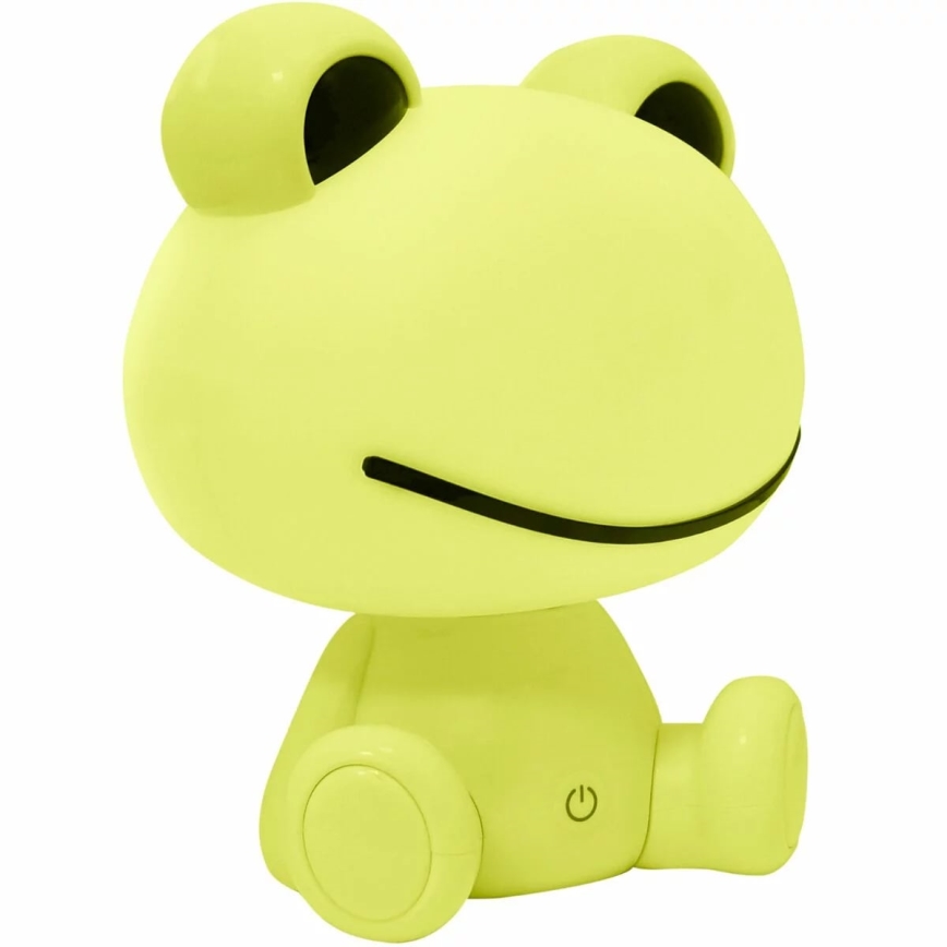 LED pritemdoma vaikiška jutiklinė lempa FROG LED/2,5W/3,7V 1200 mAh