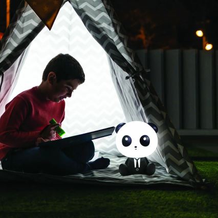 LED pritemdoma vaikiška jutiklinė lempa PANDA LED/2,5W/3,7V 1200 mAh