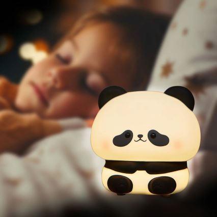 LED pritemdoma vaikiška jutiklinė lempa PANDA LED/2W/3,7V 1200 mAh