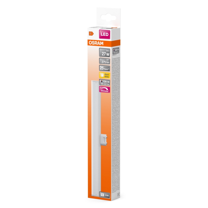 LED Pritemdomas fluorescencinis vamzdis S14d/3W/230V 2700K 30 cm CRI 90 - Osram