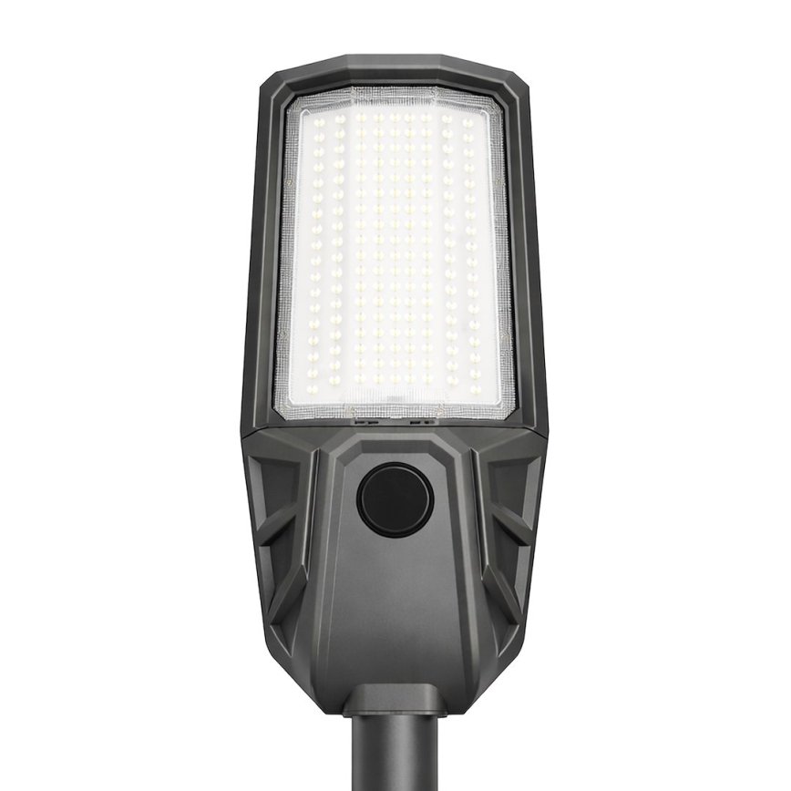 LED reguliuojamas gatvės šviestuvas su jutikliu ir saulės moduliu KOBRA LED/400W/3,2V 24000 mAh IP65 antracitas + nuotolinis valdymas