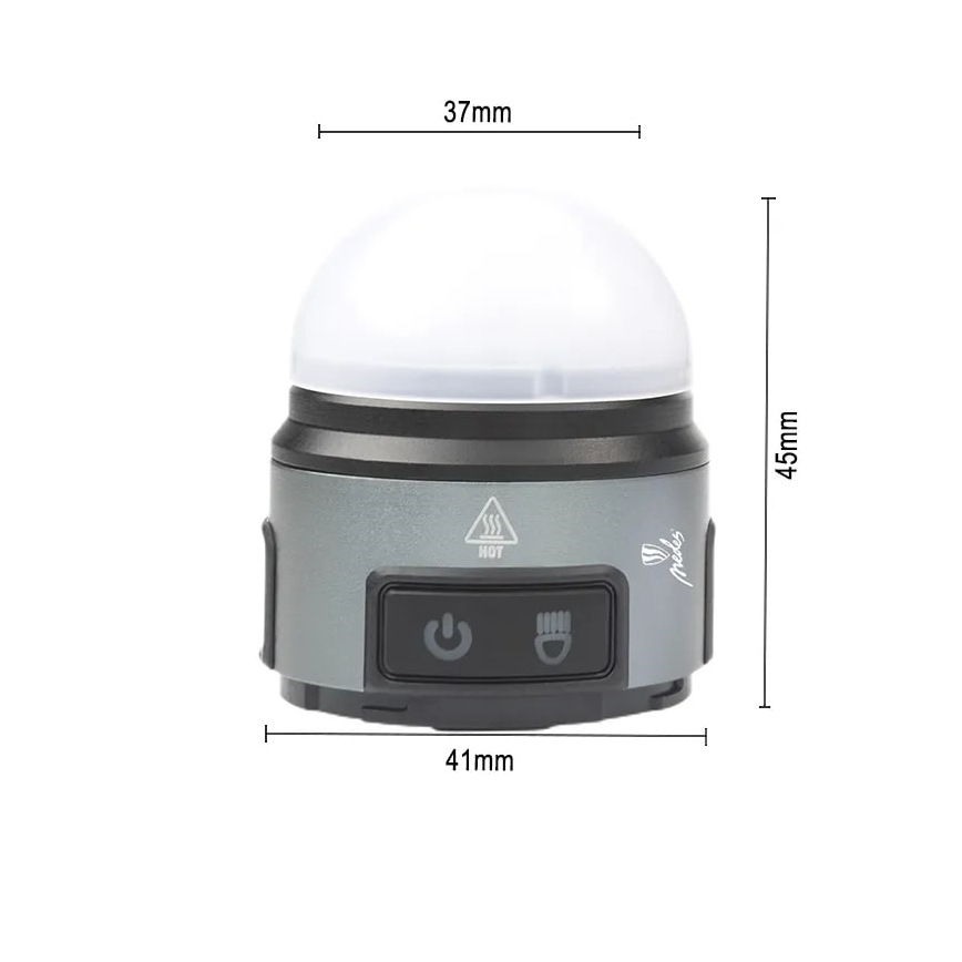 LED Pritemdomas įkraunamas galvos žibintas LED/8W/5V IP42 210 lm 800 mAh