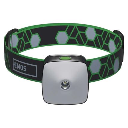 LED Pritemdomas įkraunamas galvos žibintas LED/USB 110lm 7h 850mAh