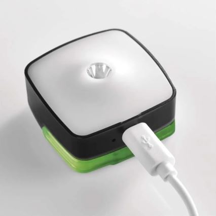 LED Pritemdomas įkraunamas galvos žibintas LED/USB 110lm 7h 850mAh