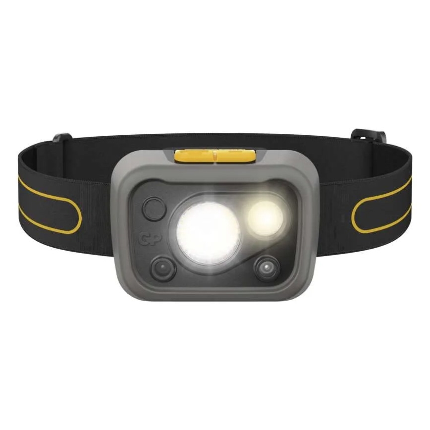 LED Pritemdomas įkraunamas galvos žibintas su jutikliu GP DISCOVERY CHW54 LED/3xAAA IPX5