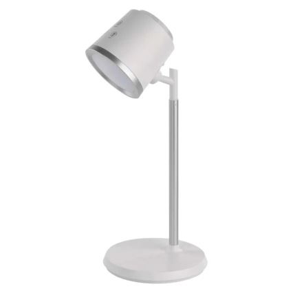 LED Pritemdomas įkraunamas stalinis šviestuvas 4in1 LED/6W/3,7V 3000K/4000K/6500K 1500mAh balta
