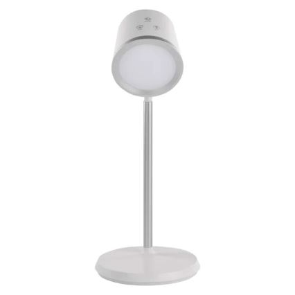 LED Pritemdomas įkraunamas stalinis šviestuvas 4in1 LED/6W/3,7V 3000K/4000K/6500K 1500mAh balta