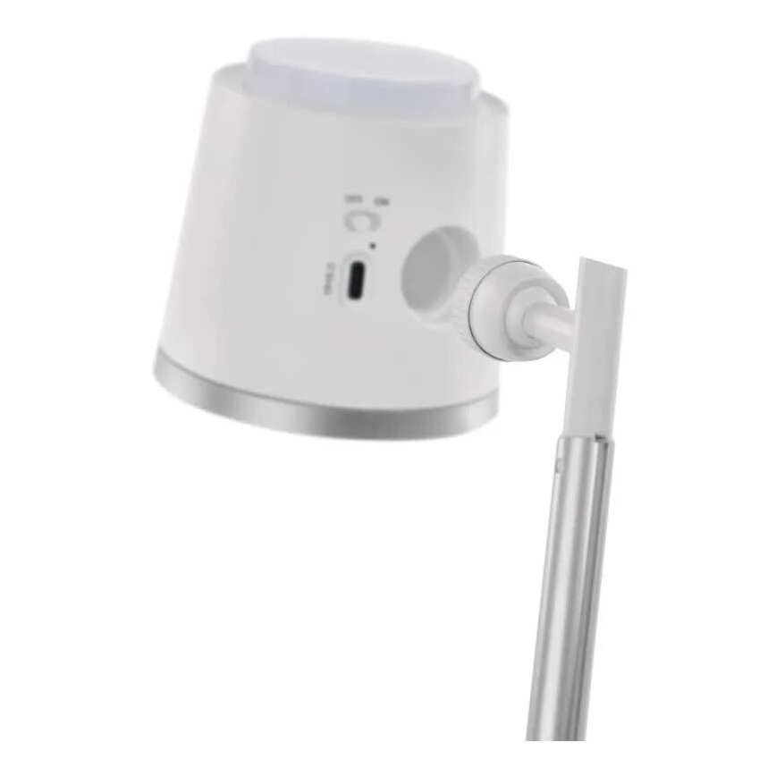 LED Pritemdomas įkraunamas stalinis šviestuvas 4in1 LED/6W/3,7V 3000K/4000K/6500K 1500mAh balta