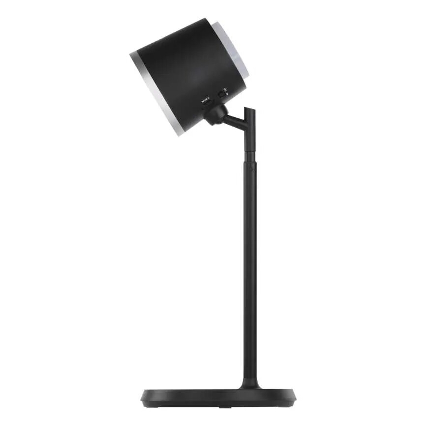 LED Pritemdomas įkraunamas stalinis šviestuvas 4in1 LED/6W/3,7V 3000K/4000K/6500K 1500mAh juoda