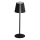 LED Pritemdomas įkraunamas stalinis šviestuvas INITA LED/1,2W/1800 mAh IP54 juoda