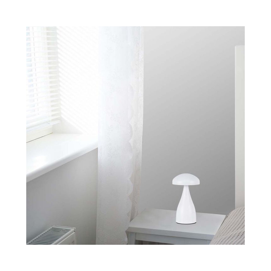 LED Pritemdoma įkraunama jutiklinė stalinė lempa LED/1W/5V 3000-6000K 1800 mAh balta