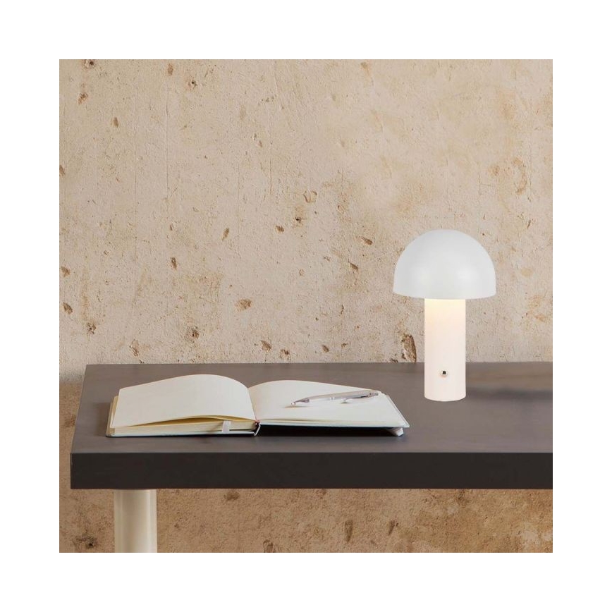 LED Pritemdoma įkraunama jutiklinė stalinė lempa LED/1W/5V 3000-6000K 1800 mAh balta