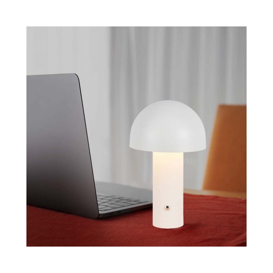 LED Pritemdoma įkraunama jutiklinė stalinė lempa LED/1W/5V 3000-6000K 1800 mAh balta
