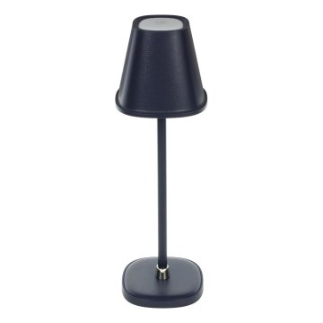 LED Pritemdomas įkraunamas stalinis šviestuvas LED/3W/1800 mAh tamsiai mėlyna