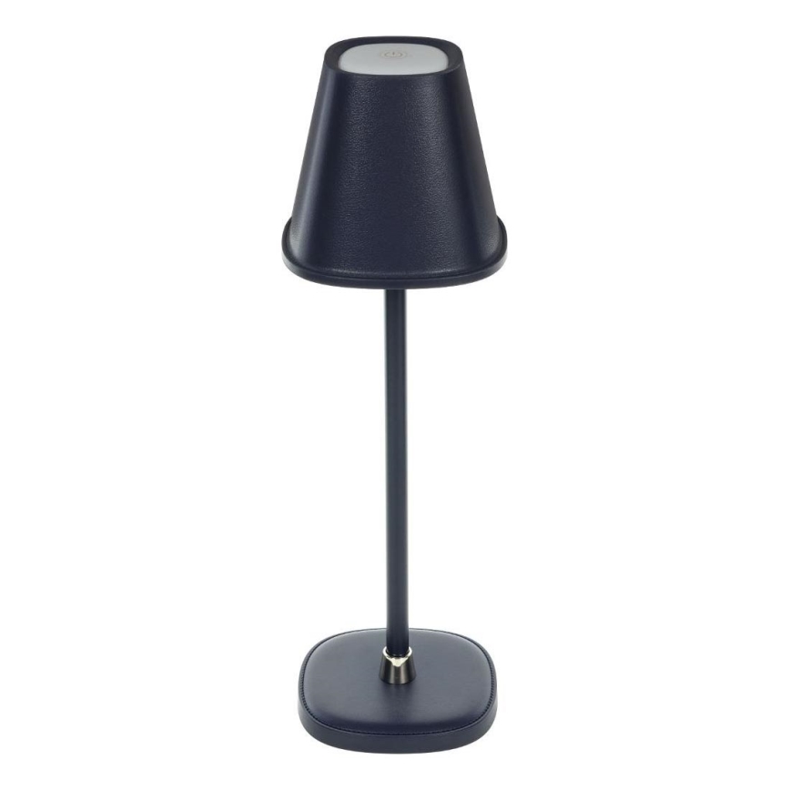 LED Pritemdomas įkraunamas stalinis šviestuvas LED/3W/1800 mAh tamsiai mėlyna
