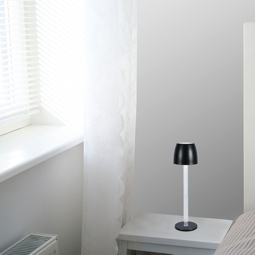 LED Pritemdoma įkraunama jutiklinė stalinė lempa LED/3W/5V 3000K 1800 mAh balta