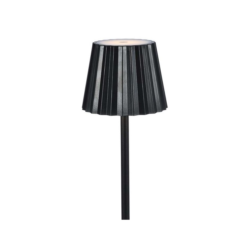 LED Pritemdoma įkraunama jutiklinė stalinė lempa LED/4W/5V 3000-6000K 1800 mAh juoda