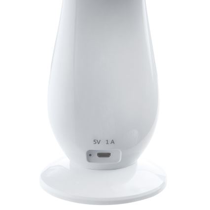 LED Pritemdomas įkraunamas stalinis šviestuvas LILLY LED/4W/5V 1200 mAh balta