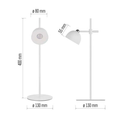LED Pritemdomas įkraunamas stalinis šviestuvas magnetinis 4in1 LED/4,2W/3,7V 4000K 1200mAh balta