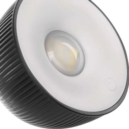 LED Pritemdomas įkraunamas stalinis šviestuvas magnetinis 4in1 LED/4,2W/3,7V 4000K 1200mAh juoda