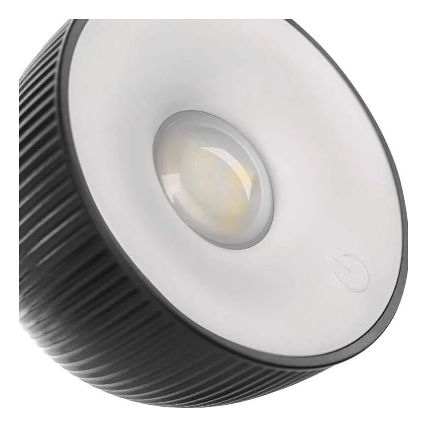 LED Pritemdomas įkraunamas stalinis šviestuvas magnetinis 4in1 LED/4,2W/3,7V 4000K 1200mAh juoda