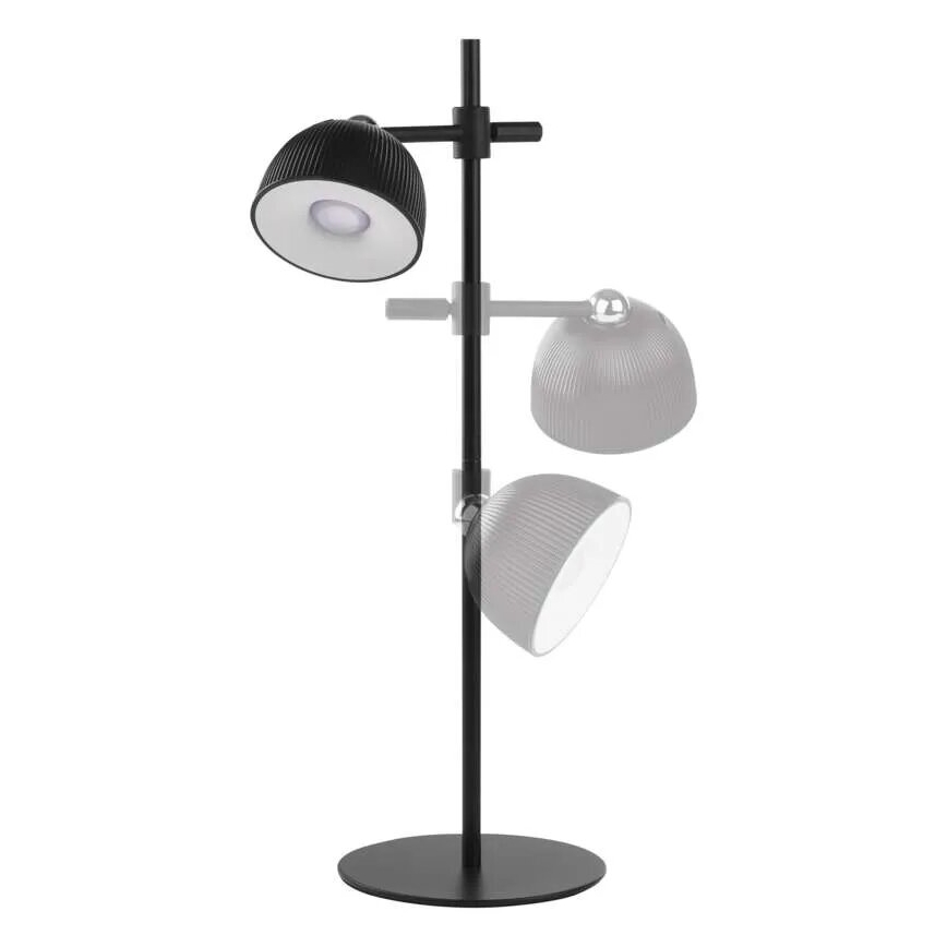LED Pritemdomas įkraunamas stalinis šviestuvas magnetinis 4in1 LED/4,2W/3,7V 4000K 1200mAh juoda