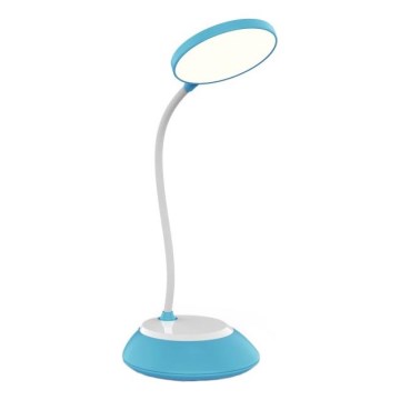 LED Pritemdomas įkraunamas stalinis šviestuvas VISUA LED/5W/5V 3000-5000K 1200 mAh mėlyna