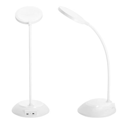 LED Pritemdomas įkraunamas stalinis šviestuvas VISUA LED/5W/5V 3000-5000K 1200 mAh balta