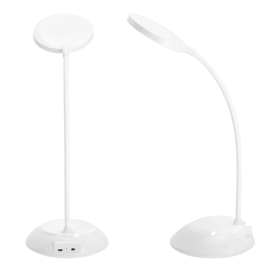 LED Pritemdomas įkraunamas stalinis šviestuvas VISUA LED/5W/5V 3000-5000K 1200 mAh balta