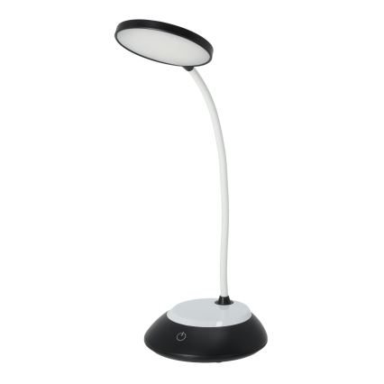 LED Pritemdomas įkraunamas stalinis šviestuvas VISUA LED/5W/5V 3000-5000K 1200 mAh juoda