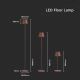 LED Pritemdomas įkraunamas toršeras LED/4W/5V 4400 mAh 4000K IP54 rudas