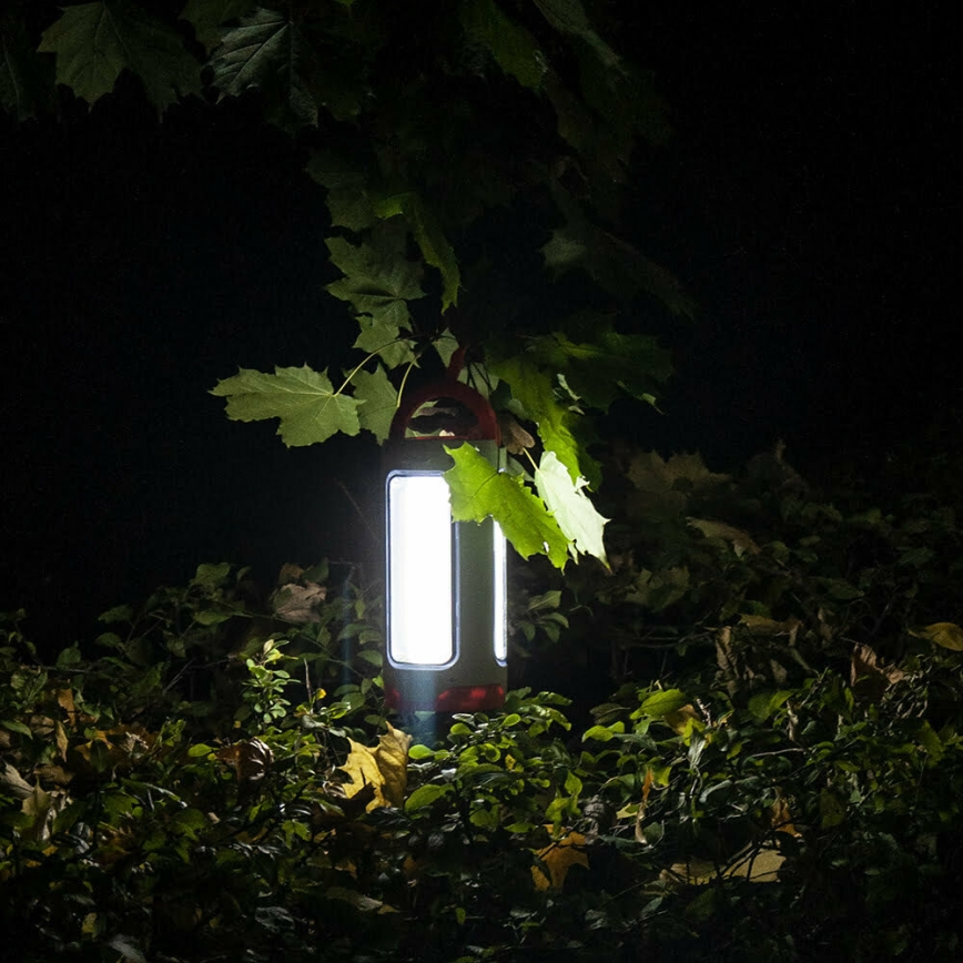 LED Pritemdomas įkraunamas žibintuvėlis 2in1 su maitinimo bloko funkcija LED/5W/230V 3500 mAh