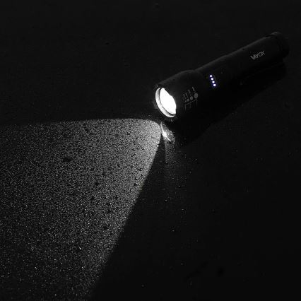 LED Pritemdomas įkraunamas žibintuvėlis LED/20W/5V IPX4 800 blizgus 2000 mAh