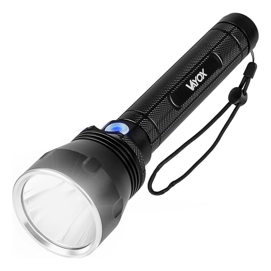 LED Pritemdomas įkraunamas žibintuvėlis LED/20W/5V IPX5 1570 blizgus 8400 mAh
